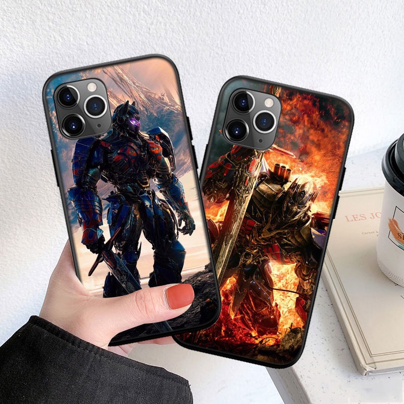Ốp Điện Thoại Silicon Mềm Hình Optimus Prime Transformers Wzi94 Cho Iphone 5 5s 6 6s 7 8 11 Pro Max Plus Se Xr
