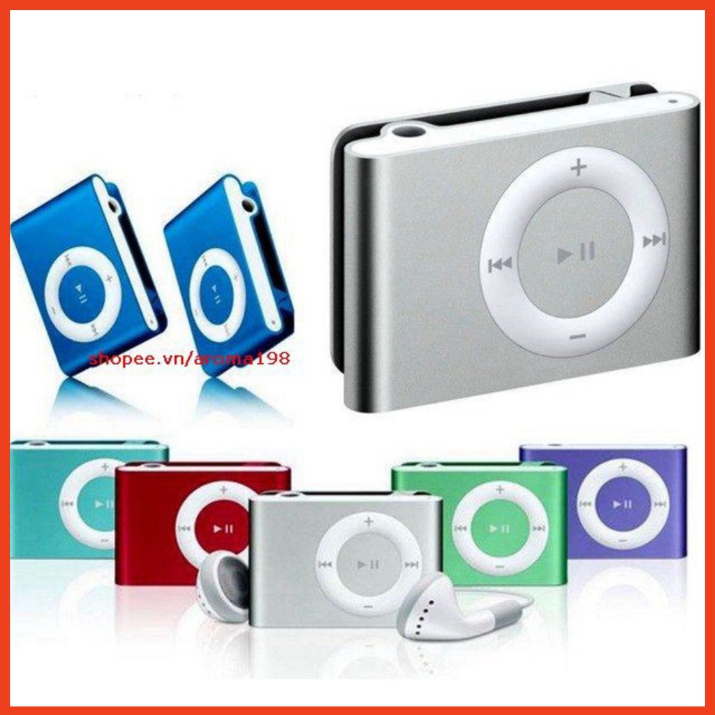 Máy Nghe Nhạc MP3 Mini Vỏ Nhôm Tặng Kèm Tai Nghe <RẺ VÔ ĐỊCH>