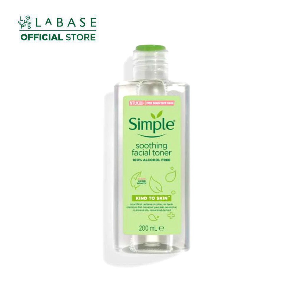 Bộ 3 sản phẩm Simple chăm sóc da dịu nhẹ ( Tẩy trang 200ml + Sữa rửa mặt 150ml + Nước hoa hồng 200ml )