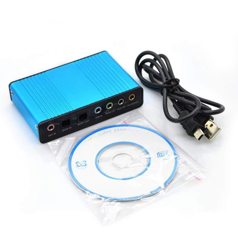Bộ điều khiển âm thanh 5.1 qua cổng USB máy tính Sound box