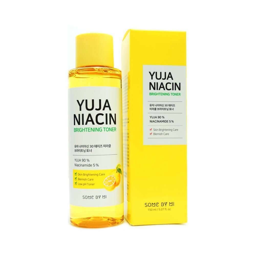 Nước Hoa Hồng Dưỡng Trắng Da Chiết Xuất Quả Thanh Yên Some By Mi Yuja Niacin 30 Days Miracle Brightening Toner 150ml