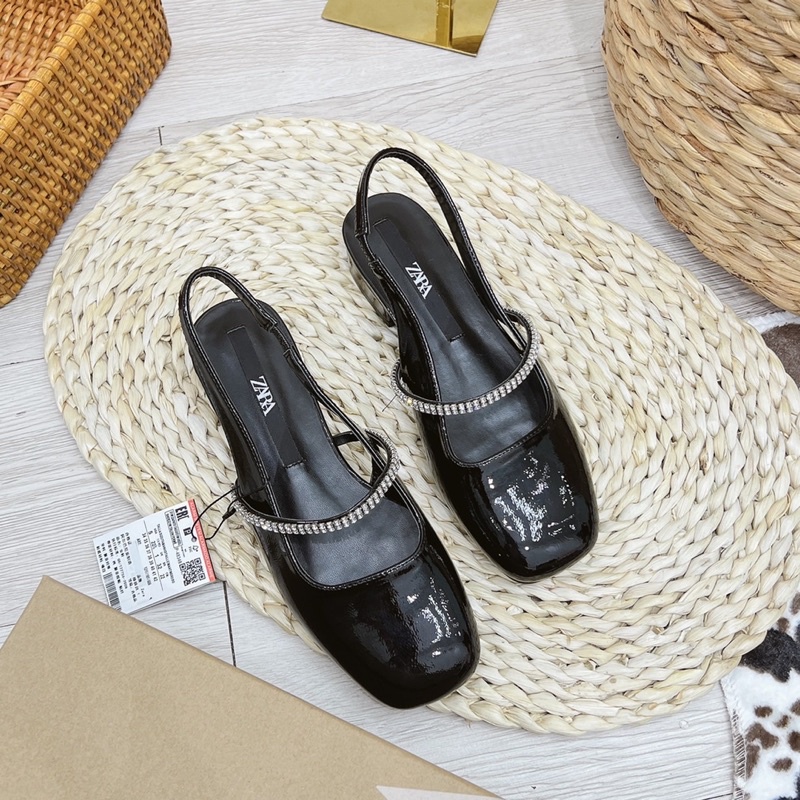 Sandal zara nữ quai đá fullbox Giày Đi Chơi, dễ đi hàng qc
