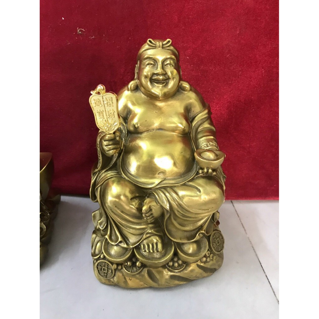 Thần tài Thổ địa ngồi thỏi vàng