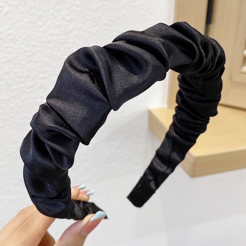 Băng Đô Cài Tóc Bản Rộng Gấp Gọn Kiểu Hàn Quốc Thời Trang Cao Cấp