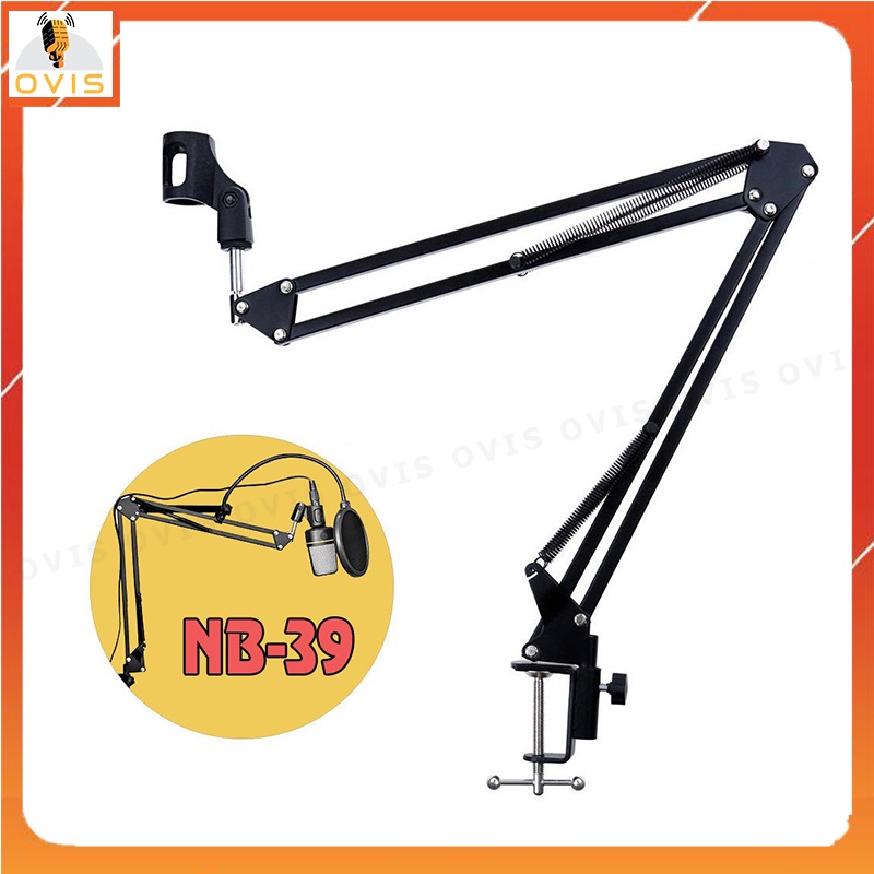 Chân Đế Micro Kẹp Bàn Cỡ Lớn, Gấp Gọn và Xoay Linh Hoạt NB39 / NB35 / NB01