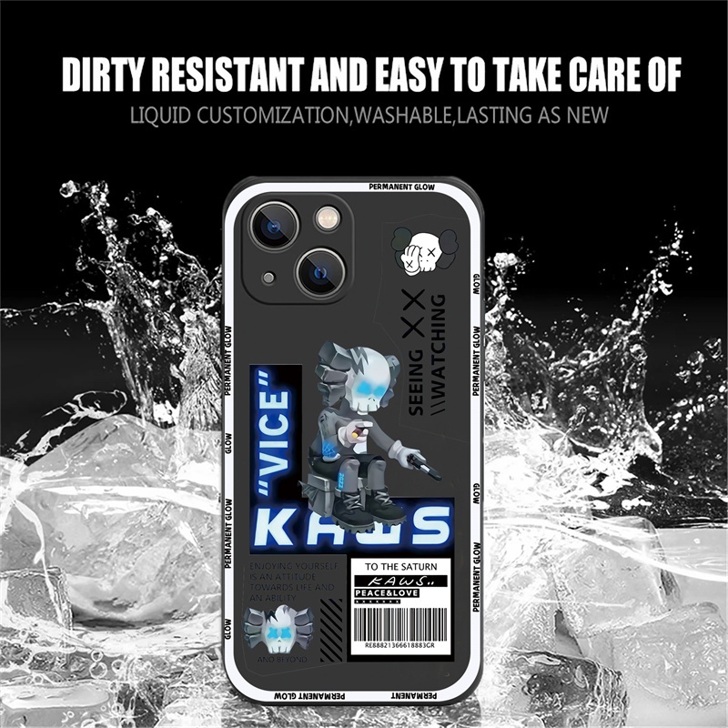 Ốp Điện Thoại Silicon Mềm Hình Kaws Sesame Street Cho IPhone 12 Pro Max 12 13 Xr XS 6 6S 7 8 Plus 11 11Pro Max