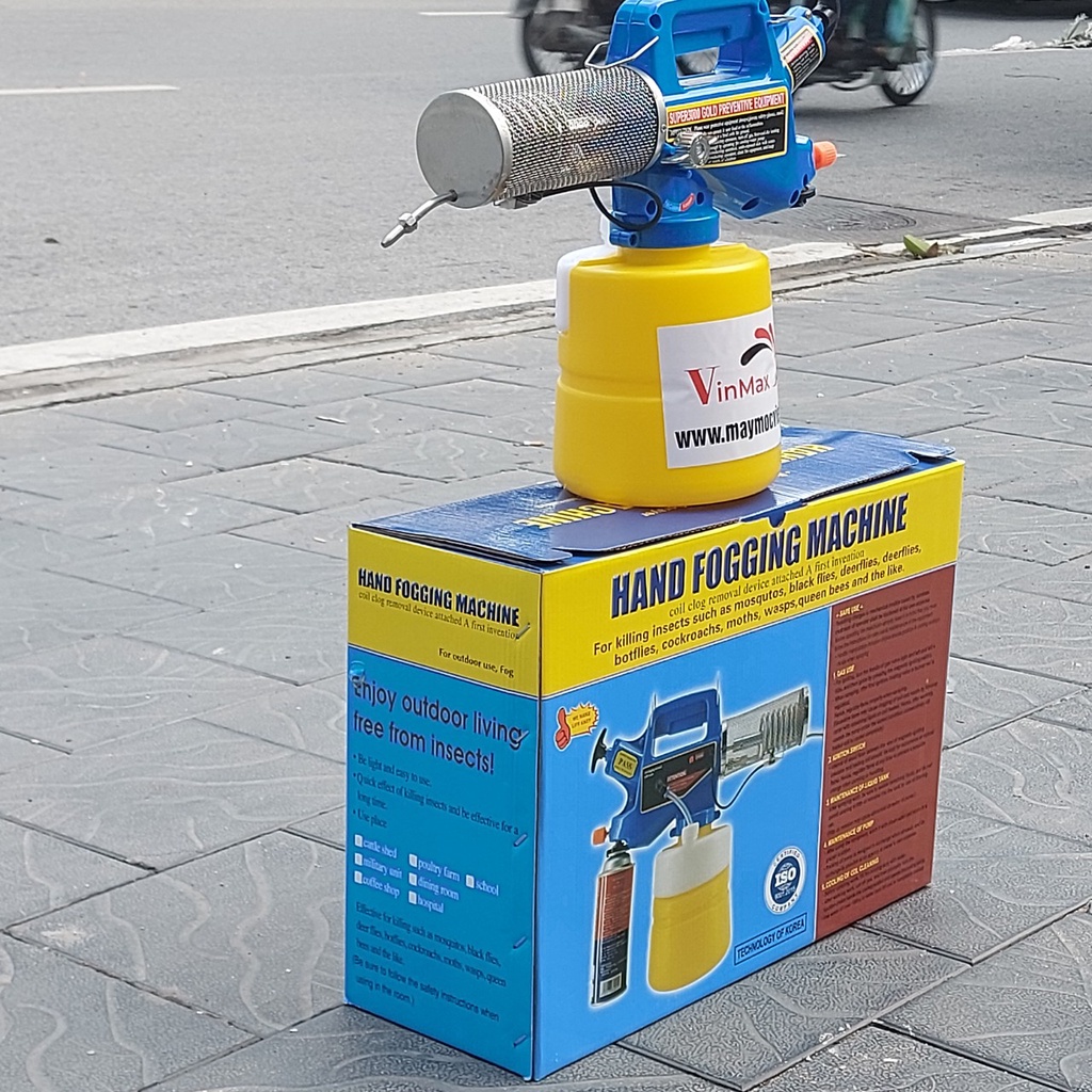 Máy phun tạo khói cho phim trường sân khấu dùng bình ga mini