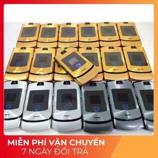 [Sốc] Điện thoại nắp gập thời trang giá rẻ motorola V3/V3I CHÍNH HÃNG-Bảo hành 6 tháng