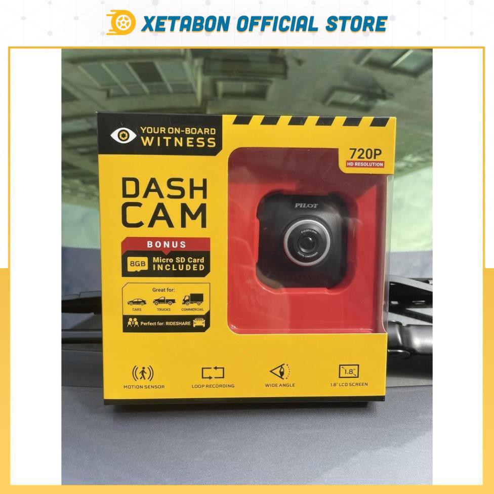 [Rẻ nhất] Camera hành trình ô tô Pilot dashcam PX30 - Made in VN Hàng xuất Mỹ - quay hành trình trước HD | BigBuy360 - bigbuy360.vn