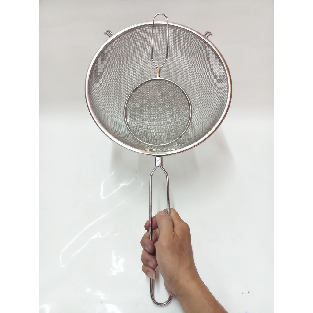 VỢT DẦU INOX LOẠI DÀY LỚN + TẶNG 1 VỢT DẦU NHỎ INOX.