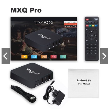 Đầu Mxq Pro Android Tv Box 4k (4G / 64g) Quad Core Smart Box Android 10.1 4k Uhd 3d 5g Wifi