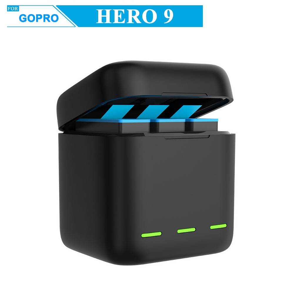 Sạc Telesin sạc 3 viên pin cùng lúc cho GoPro Hero 9 - (SG9-01)