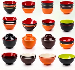 Combo bát đĩa melamine