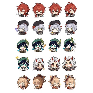Sticker game Genshin Impact random 20 mẫu