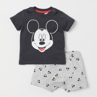 Bộ cho be , set mickey cộc tay hm xuất dư cho bé trai