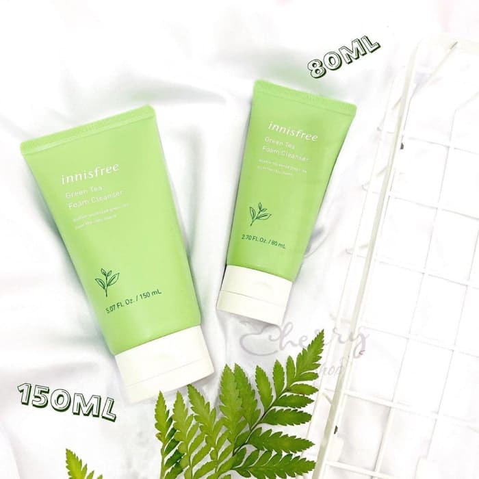 Sữa rửa mặt Innisfree Green Tea Foam Cleanser trà xanh 150ml Hàn Quốc chính hãng | BigBuy360 - bigbuy360.vn