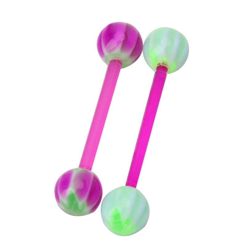 Bộ 16 Khuyên Xỏ Lưỡi Nhiều Màu Sắc