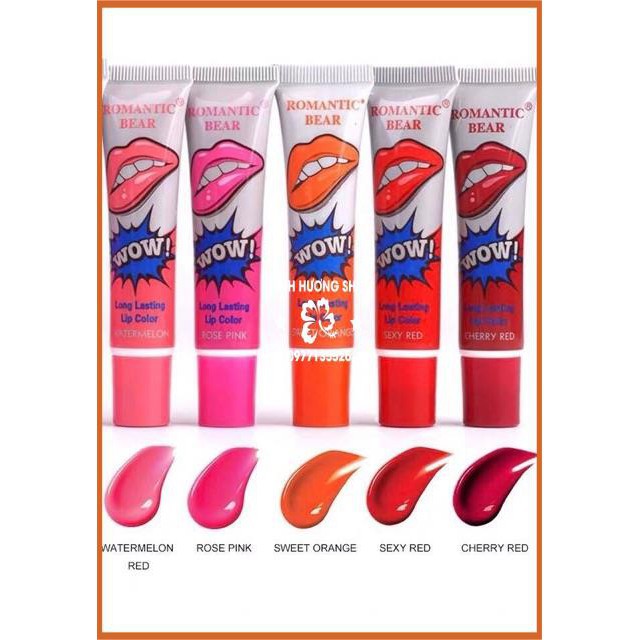 Son săm WOW Hàn Quốc 👉 GIỮ MÀU 24H 👈lên màu tự nhiên | BigBuy360 - bigbuy360.vn