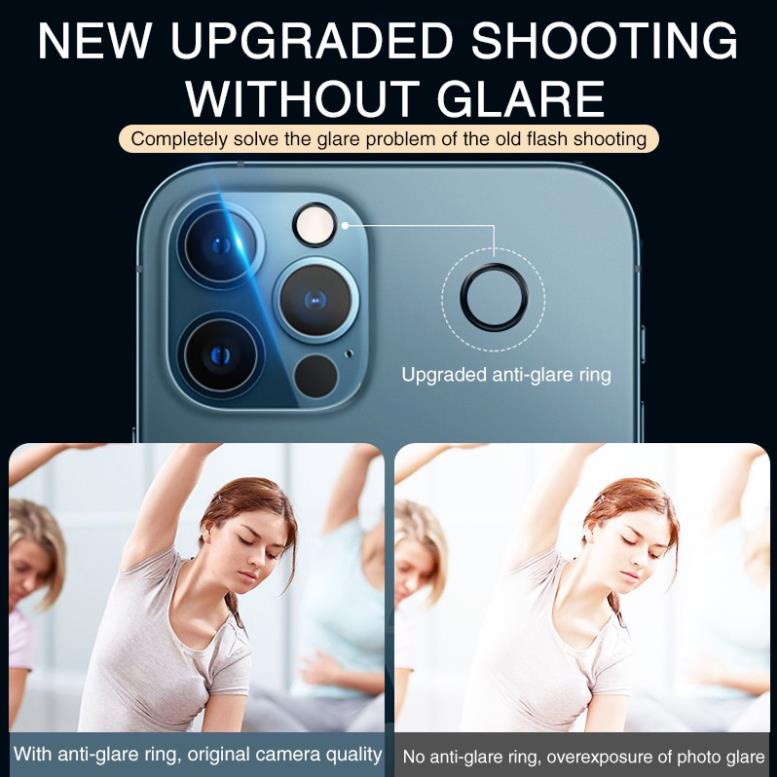 Kính cường lực bảo vệ camera sau cho iPhone 15 14 13 12 11 Pro Max  Pro / Mini/ 14+ / 15+
