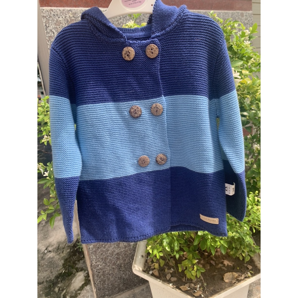 UALAROGO Áo khoác Len Ualarogo kèm mũ