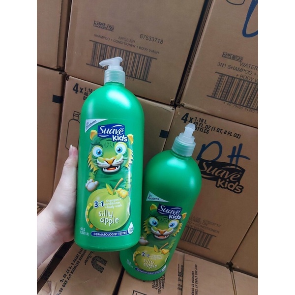 💓💓Sữa tắm gội cho bé Suave kids1 1180ml