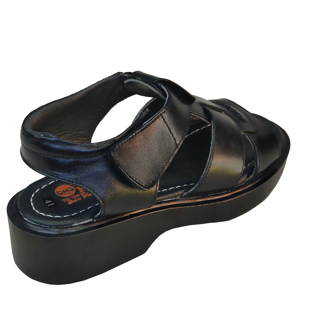 Giày Sandal nam TiTi ĐÔ da bò thật cao cấp DNA2137a
