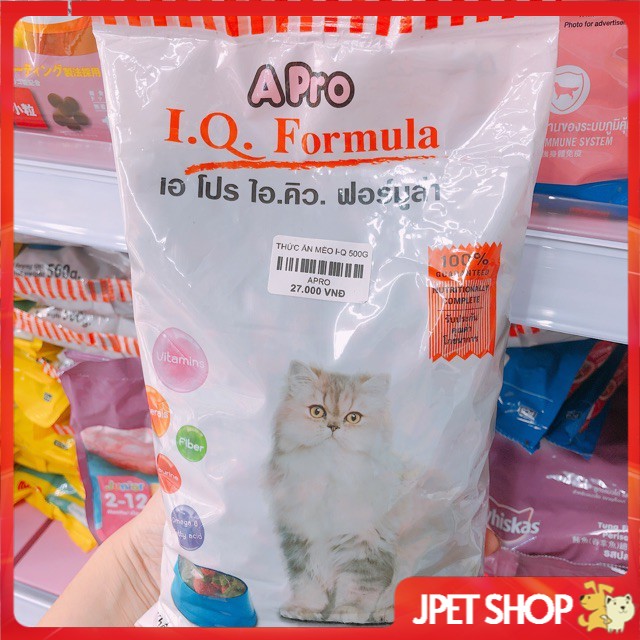 Thức ăn hạt khô cho mèo Apro IQ Formula 500g - jpet shop