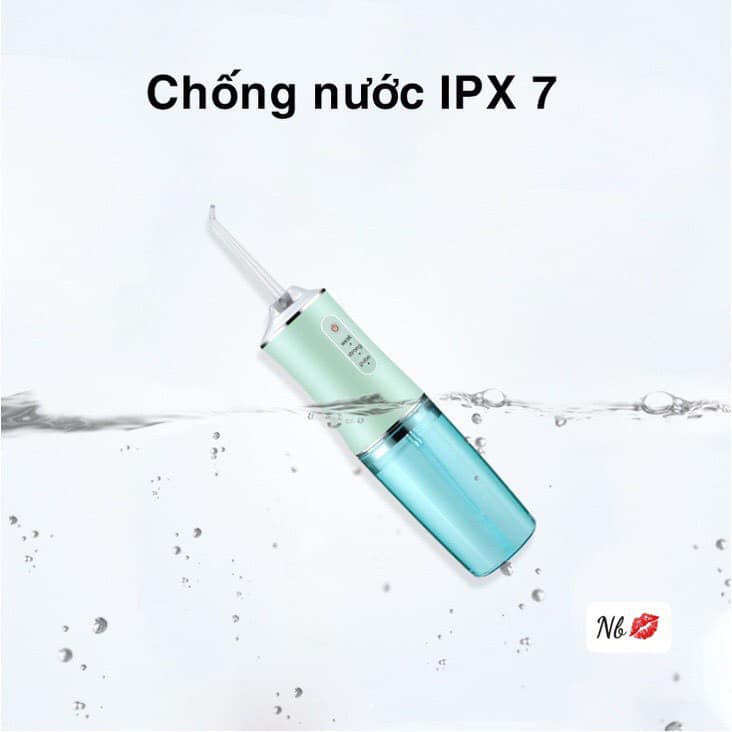 Tăm Nước Cầm Tay-Tăm Nước Vệ Sinh Răng Oral Irrigator - Công Nghệ Châu Âu