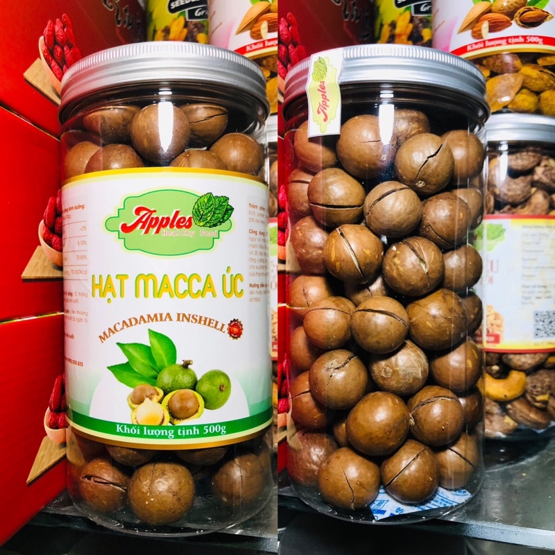 Macca Nứt Vỏ Nhập Khẩu Úc 500gr