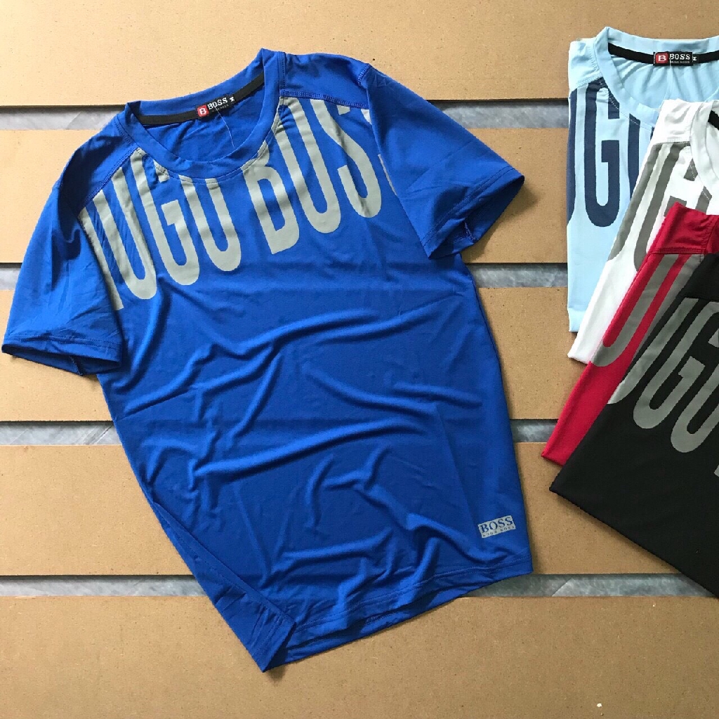 ÁO THUN NAM THỂ THAO CỔ TRÒN IN CHỮ VẢI MÁT LẠNH ĐA DẠNG MÀU SẮC - LZ FASHION - PS056