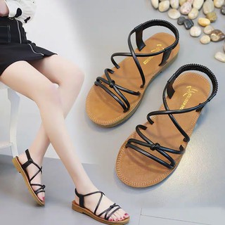 Giày Sandal Chiến Binh Cổ Thấp Đế Gấu