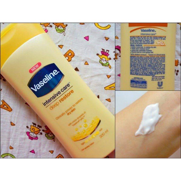 [CHÍNH HÃNG] Sữa Dưỡng Thể Vaseline Intensive Care Deep Restore 725ml- Thẩm thấu, bảo vệ da | BigBuy360 - bigbuy360.vn