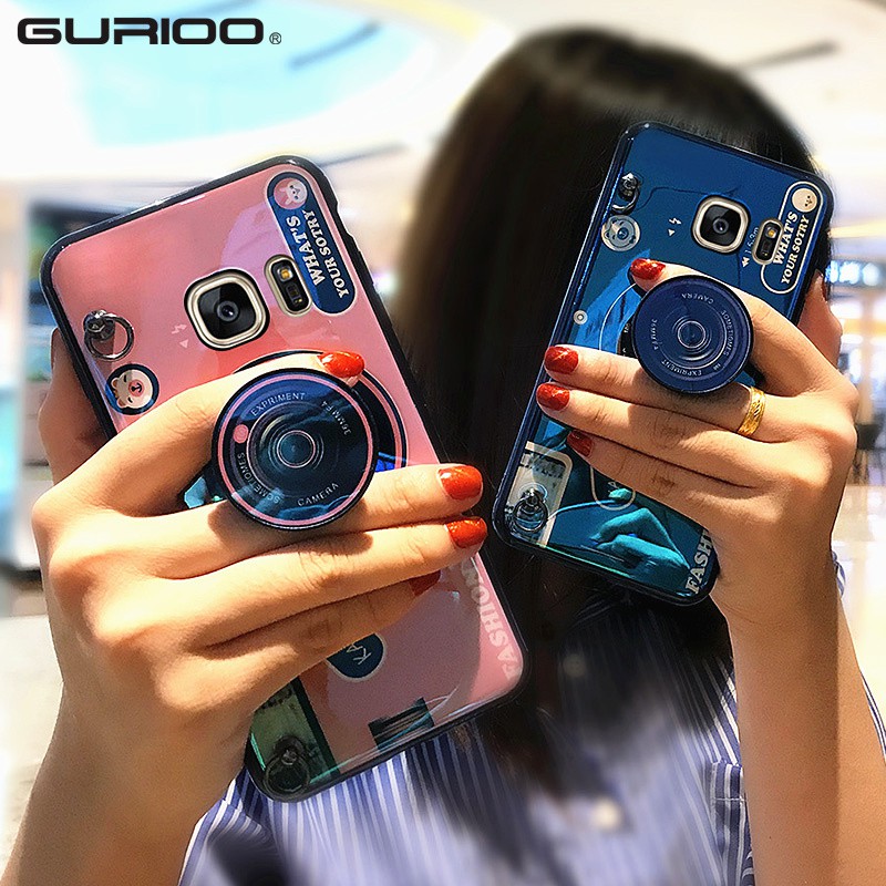 Ốp điện thoại có giá đỡ hình camera cho Samsung Galaxy J2 J5 J7 Prime J3 pro J5 pro J7 Pro J2 pro J7 Plus J3 J5 J7 2016