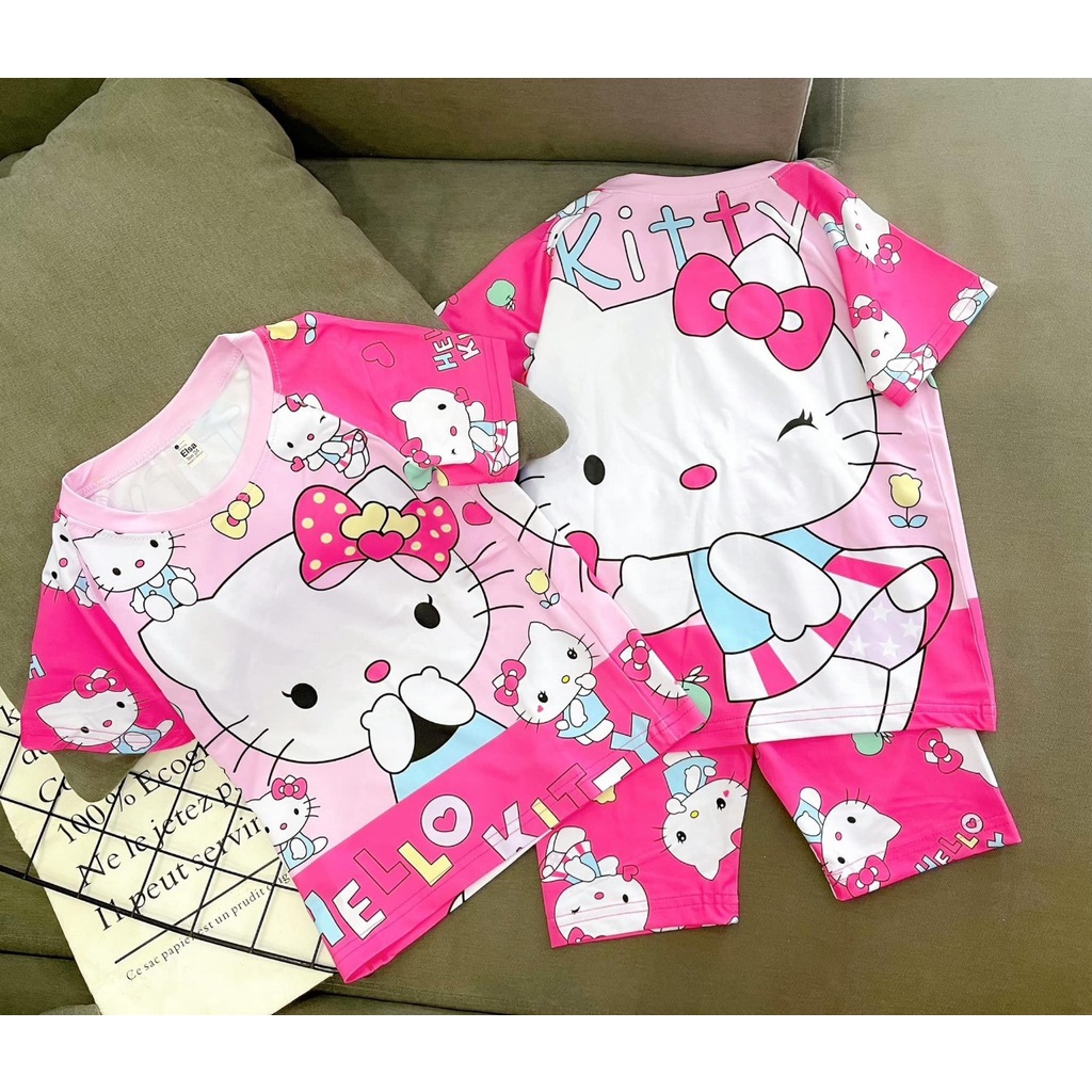 Bộ đồ Lửng bé Gái in hình 3D (9Kg-40Kg) chất liệu mềm mịn thoáng mát được các bé gái yêu thích Bán Chạy Nhất 2022###