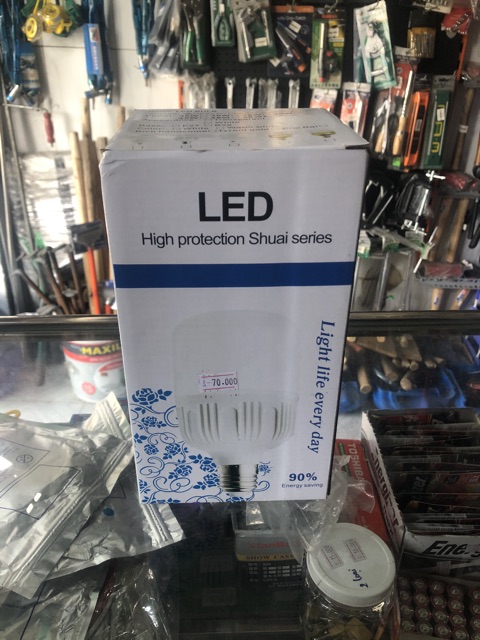 Bóng trụ LED kẹp bình 12V (38W, 50W)- siêu sáng, tiết kiệm điện, kín nước