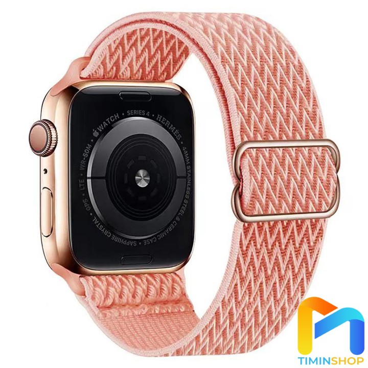 Dây Apple Watch series 3/ 4/ 5/ 6/ 7 SE - Chất Nylon, khóa trượt