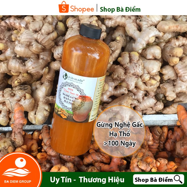 Cốt Gừng Nghệ Gấc Hạ Thổ Nước Cốt 1 - Shop Bà Điểm - Rượu Gừng Nghệ sản phẩm handmade