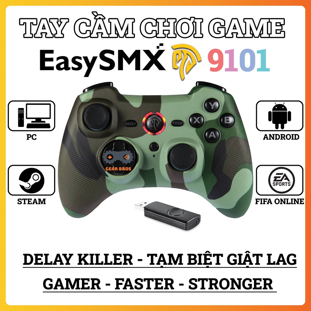 Tay Cầm EasySMX 9101 Wireless Game Controller | Gearbros
