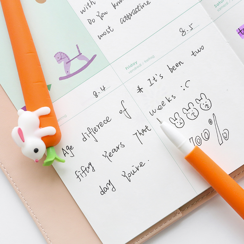 Bút bi thiết kế họa tiết hoạt hình đáng yêu