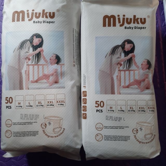 Bỉm quần mijuku M100/L100/XL100/XXL100/XXXL100