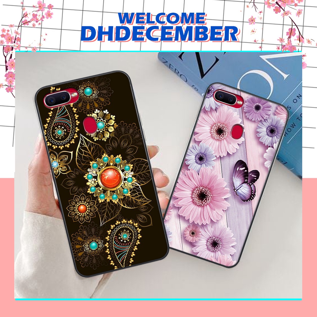 Ốp lưng Oppo A5S / F9 / A7 / A12 in hình hoa tinh tế , mới mẻ DH DECEMBER