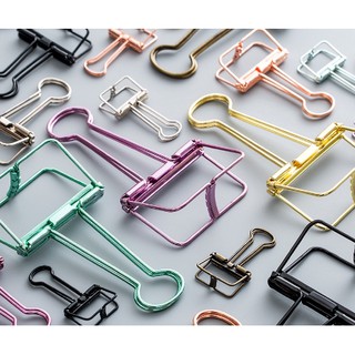 Kẹp giấy mini chất liệu kim loại kiểu dáng độc đáo