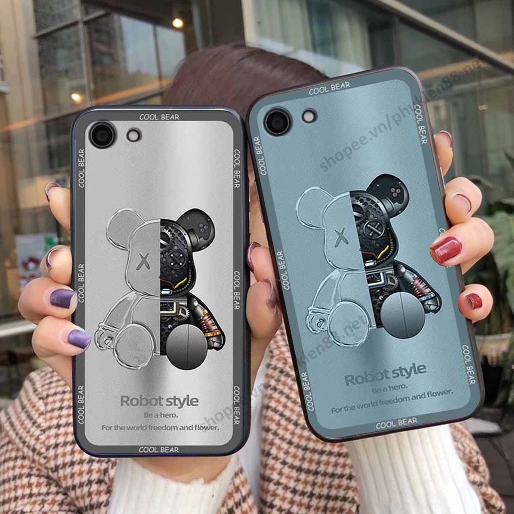 Ốp Vivo Y81 / Y83 bear, k@ws thương hiệu phong cách ốp lưng thời trang cao cấp