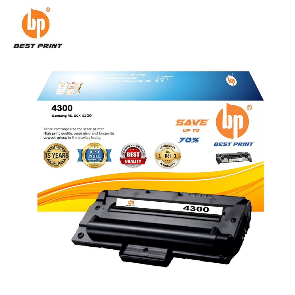 Hộp mực in BEST PRINT 4300 dùng cho máy in Samsung ML SCX 4300