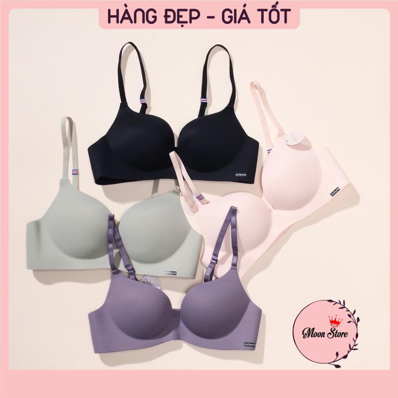 Áo lót nữ su đúc, áo ngực không gọng cao cấp nâng ngực siêu mềm JUST STYLE 988