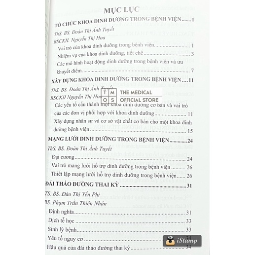 Sách - Dinh Dưỡng Lâm Sàng Tmos