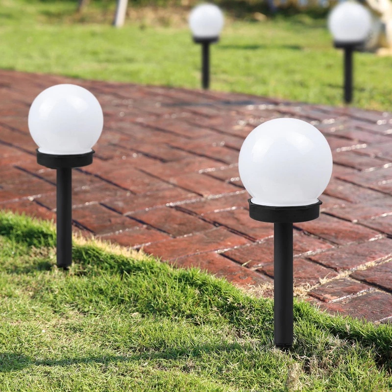 Đèn LED Tròn Chống Thấm Nước Sử Dụng Năng Lượng Mặt Trời Trang Trí Sân Vườn