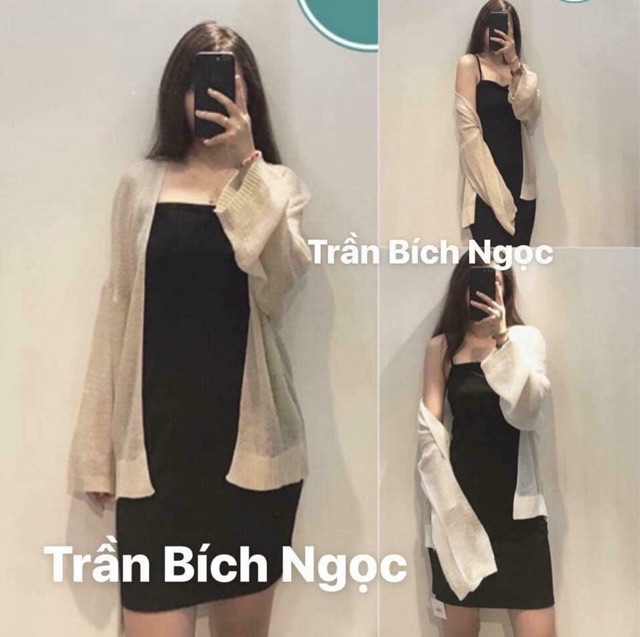 (HÀNG QUẢNG CHÂU CÓ SẴN) ÁO KHOÁC LEN CARDIGAN MỎNG DỆT KIM NHIỀU MÀU ĐI BIỂN HOT TREND HÀN QUỐC (kèm ảnh thật) | WebRaoVat - webraovat.net.vn