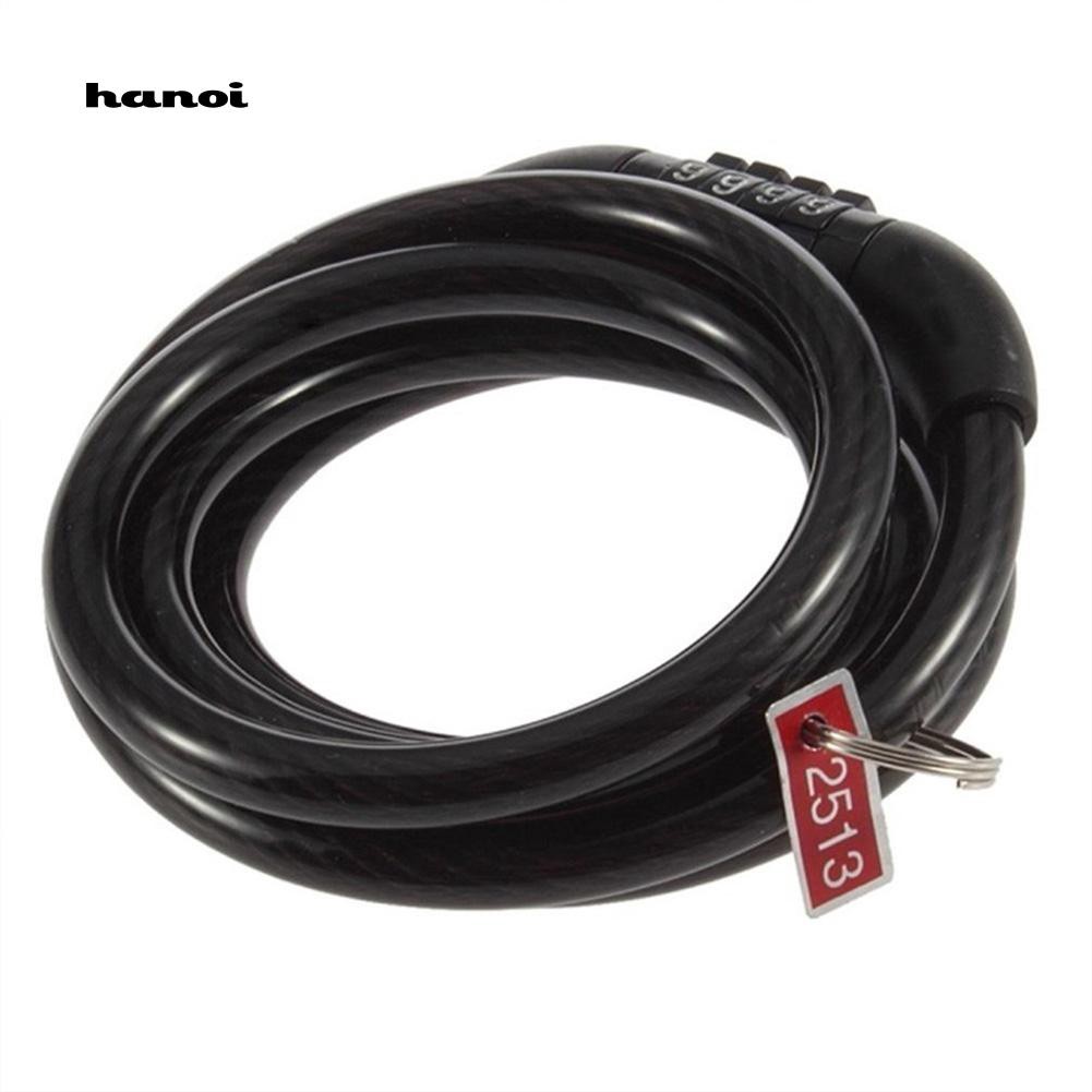 Ổ khóa 4 số an toàn cho xe đạp leo núi