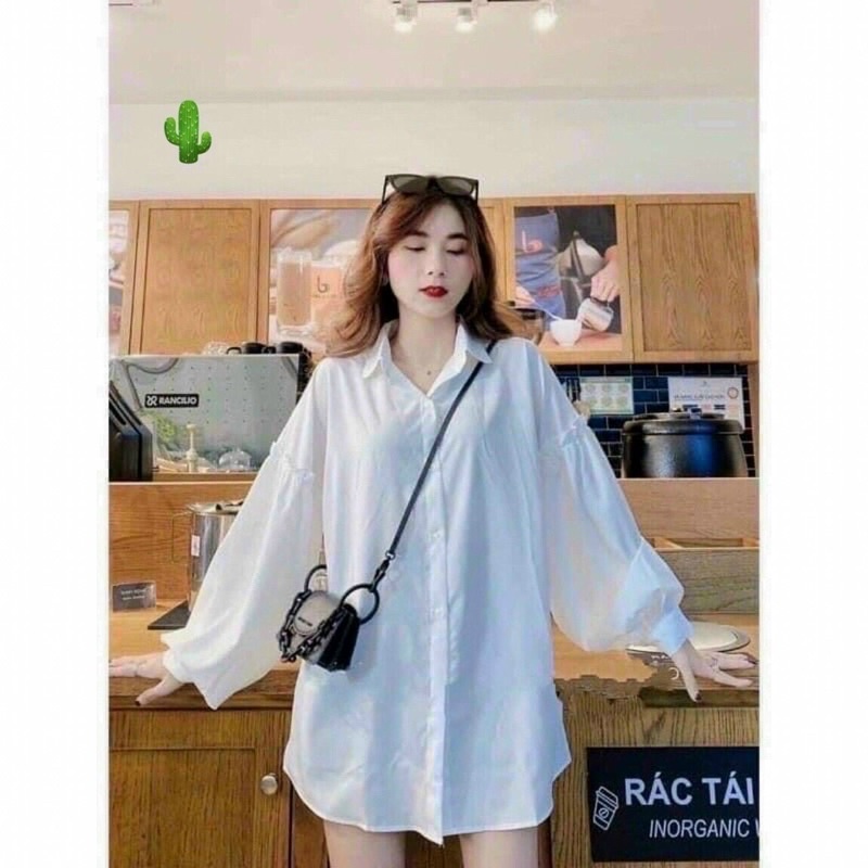 Áo sơ mi tay phồng